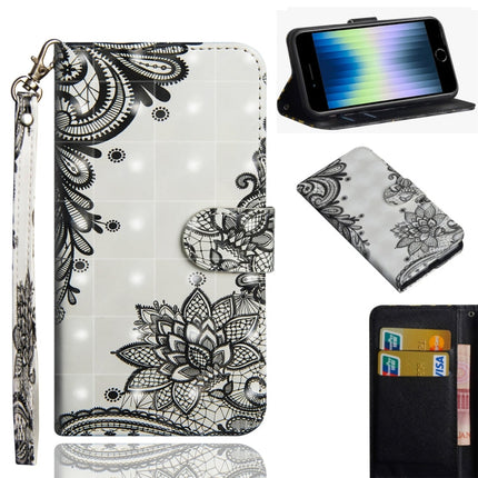 3D Painting Pattern Horizontal Flip TPU + PU Leather Case with Holder & Card Slots & Wallet & Lanyard, For iPhone 11, For iPhone SE 2022 / SE 2020 / 8 / 7