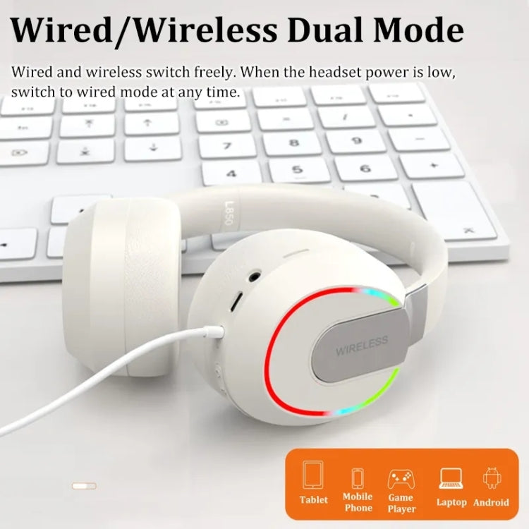 L850 Foldable ENC Noise Reduction Wireless Bluetooth Earphone with Microphone