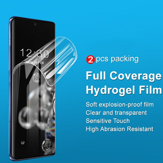 2pcs imak Curved Full Screen Hydrogel Film Protector, For Motorola Edge 50 Ultra 5G, For Motorola Edge 50 Pro 5G, For Motorola Edge 50 Fusion 5G, For Motorola Edge 40 Neo 5G