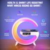 G69 G Shape Smart Bluetooth Speaker Support Wireless Charger & Alarm Clock & Wake-up Light, G69 (Black), G69 (White)