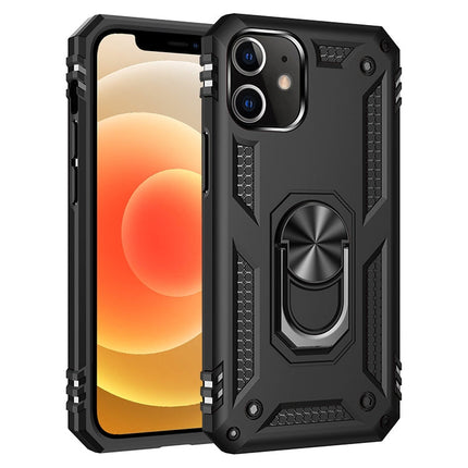 Shockproof TPU + PC Protective Case with 360 Degree Rotating Holder, For iPhone 12 Pro Max, For iPhone 12 / 12 Pro, For iPhone 12 mini, For Xiaomi Redmi 9