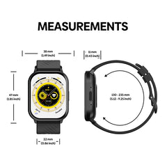 Zeblaze GTS 3 2.03 inch IP68 Waterproof Smart Bluetooth Call Watch