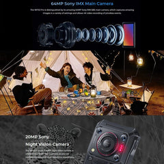 Oukitel WP33 Pro, IP68/IP69K, Fingerprint Identification, 22000mAh, 6.6 inch MediaTek Dimensity 6100+ Octa-core, NFC, OTG, Network: 5G