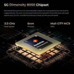 Oukitel WP30 Pro 5G, IP68/IP69K, 108MP Camera, 11000mAh, 6.78 inch + 1.8 inch MediaTek Dimensity 8050 Octa-core 3.0GHz, NFC, OTG, Network: 5G