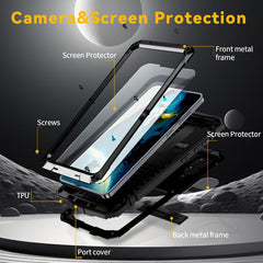 R-JUST Life Waterproof Dustproof Shockproof Phone Case, For Samsung Galaxy S25 Edge 5G, For Samsung Galaxy S25 5G, For Samsung Galaxy S25+ 5G, For Samsung Galaxy S25 Ultra 5G, For Samsung Galaxy S24 Ultra 5G, For Samsung Galaxy S24+ 5G