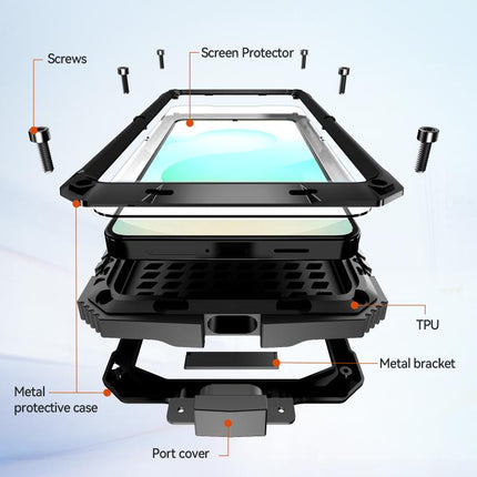 R-JUST Life Waterproof Dustproof Shockproof Phone Case, For Samsung Galaxy S26+ 5G, For Samsung Galaxy S26 Ultra 5G, For Samsung Galaxy S26 5G, For Samsung Galaxy S25 Edge 5G, For Samsung Galaxy S25 5G, For Samsung Galaxy S25+ 5G