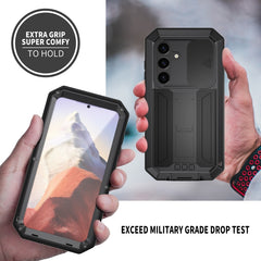 R-JUST Sliding Camera Life Waterproof Holder Phone Case, For Samsung Galaxy S24 5G