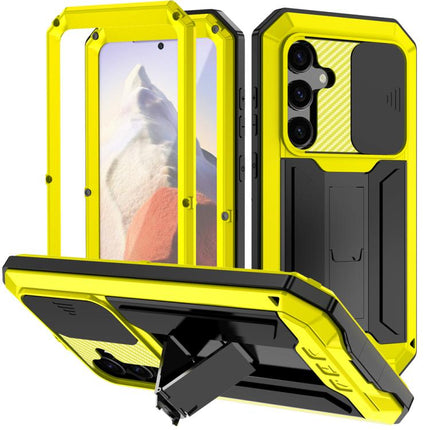R-JUST Sliding Camera Life Waterproof Holder Phone Case, For Samsung Galaxy S25 Edge 5G, For Samsung Galaxy S25 5G, For Samsung Galaxy S25+ 5G, For Samsung Galaxy S25 Ultra 5G, For Samsung Galaxy S24 Ultra 5G, For Samsung Galaxy S24+ 5G