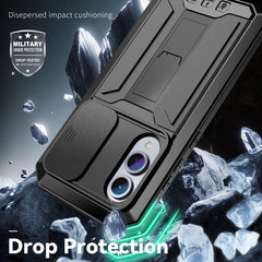 R-JUST Sliding Camera Life Waterproof Holder Phone Case, For Samsung Galaxy S25 Edge 5G, For Samsung Galaxy S25 5G, For Samsung Galaxy S25+ 5G, For Samsung Galaxy S25 Ultra 5G, For Samsung Galaxy S24 Ultra 5G, For Samsung Galaxy S24+ 5G