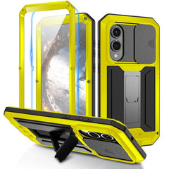 R-JUST Sliding Camera Life Waterproof Holder Phone Case, For Samsung Galaxy S25 Edge 5G, For Samsung Galaxy S25 5G, For Samsung Galaxy S25+ 5G, For Samsung Galaxy S25 Ultra 5G, For Samsung Galaxy S24 Ultra 5G, For Samsung Galaxy S24+ 5G