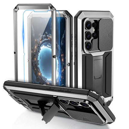 R-JUST Sliding Camera Life Waterproof Holder Phone Case, For Samsung Galaxy S26+ 5G, For Samsung Galaxy S26 Ultra 5G, For Samsung Galaxy S26 5G, For Samsung Galaxy S25 Edge 5G, For Samsung Galaxy S25 5G, For Samsung Galaxy S25+ 5G