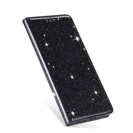 Ultrathin Glitter Magnetic Horizontal Flip Leather Case with Holder & Card Slots, For iPhone 6 Plus, For iPhone 8 / 7, For iPhone 8 Plus / 7 Plus, For iPhone 11