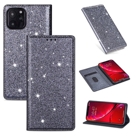 Ultrathin Glitter Magnetic Horizontal Flip Leather Case with Holder & Card Slots, For iPhone 6 Plus, For iPhone 8 / 7, For iPhone 8 Plus / 7 Plus, For iPhone 11
