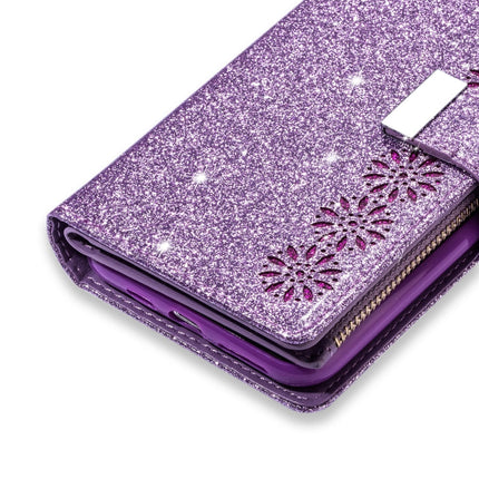 Multi-card Slots Starry Sky Laser Carving Glitter Zipper Horizontal Flip Leather Case with Holder & Wallet & Lanyard, For iPhone 11 Pro Max, For iPhone 11 Pro, For iPhone 11, For iPhone XS Max