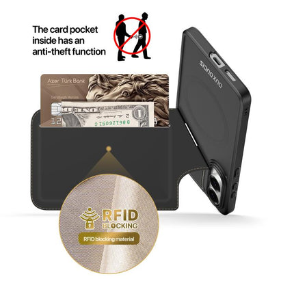DUX DUCIS Rafi II Series MagSafe Magnetic Holder RFID Phone Case
