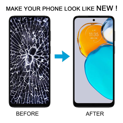 OEM LCD Screen Digitizer Full Assembly with Frame, For Motorola Moto E32, For Motorola Moto G 2022