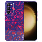 For Samsung Galaxy S23+ 5G / Black Red Graffiti