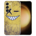 For Samsung Galaxy S23+ 5G / Yellow Background Smiling