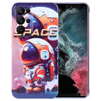 For Samsung Galaxy S22 Ultra 5G / Orange Astronaut