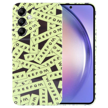 Painted Pattern Precise Hole PC Phone Case, For Samsung Galaxy A54 5G