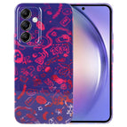 For Samsung Galaxy A54 5G / Black Red Graffiti