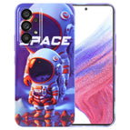 For Samsung Galaxy A53 5G / Orange White Astronaut