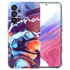 For Samsung Galaxy A53 5G / Orange Paint Astronaut