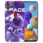 For Samsung Galaxy A21s / Purple Astronaut