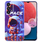 For Samsung Galaxy A13 4G / Orange White Astronaut