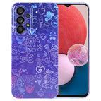 For Samsung Galaxy A13 4G / Blue Purple Graffiti