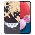 For Samsung Galaxy A13 4G / Black Yellow Smiling