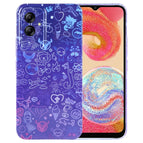 For Samsung Galaxy A04e / Blue Purple Graffiti