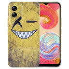 For Samsung Galaxy A04e / Yellow Background Smiling