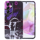 For Samsung Galaxy A35 5G / Black Purple Umbrella Boy