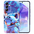 For Samsung Galaxy A55 5G / Blue Paint Astronaut