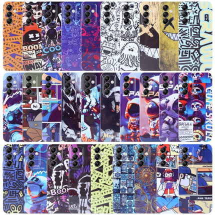 Painted Pattern Precise Hole PC Phone Case, For Samsung Galaxy S23 Ultra 5G