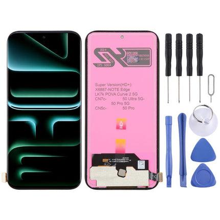 OEM LCD Screen with Digitizer Full Assembly, For Infinix GT 30 5G X6876, For Infinix Hot 60 5G X6726, For Infinix Hot 60 Pro 4G X6885, For Infinix Smart 10 Plus 4G X6725B, For Infinix Smart 10 4G X6725, For Infinix GT 30 Pro 5G X6873                   ...
