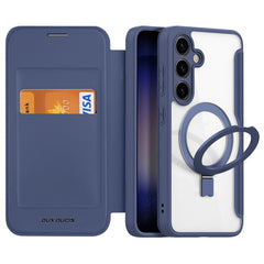DUX DUCIS Skin X Pro Series Magsafe Ring Holder Leather Phone Case, For Samsung Galaxy S25 5G, For Samsung Galaxy S25+ 5G, For Samsung Galaxy S25 Ultra 5G, For Samsung Galaxy S24+ 5G