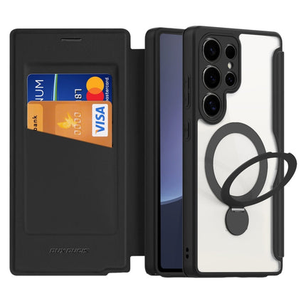 DUX DUCIS Skin X Pro Series Magsafe Ring Holder Leather Phone Case, For Samsung Galaxy S25 5G, For Samsung Galaxy S25+ 5G, For Samsung Galaxy S25 Ultra 5G, For Samsung Galaxy S24+ 5G