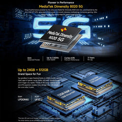 Ulefone Armor 23 Ultra Rugged Phone, 6.78 inch Android 13 MediaTek Dimensity 8020 Octa Core up to 2.6GHz, Network: 5G, NFC, OTG, Satellite Messaging