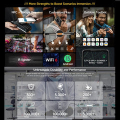 Ulefone Armor 23 Ultra Rugged Phone, 6.78 inch Android 13 MediaTek Dimensity 8020 Octa Core up to 2.6GHz, Network: 5G, NFC, OTG, Satellite Messaging