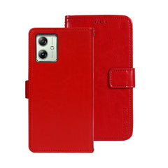 idewei Crazy Horse Texture Leather Phone Case, For Motorola Moto G54 5G EU