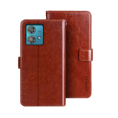 idewei Crazy Horse Texture Leather Phone Case, For Motorola Edge 40 Neo, For Motorola Edge 40 5G, For Motorola Edge 40 Pro 5G