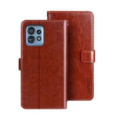 idewei Crazy Horse Texture Leather Phone Case, For Motorola Edge 40 Neo, For Motorola Edge 40 5G, For Motorola Edge 40 Pro 5G