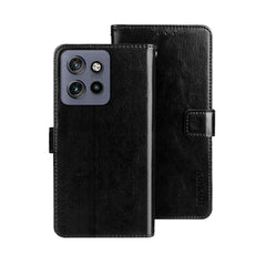 idewei Crazy Horse Texture Leather Phone Case, For Motorola Moto G55 5G, For Motorola Edge 50 Neo, For Motorola Moto G84 5G