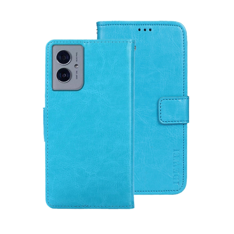 idewei Crazy Horse Texture Leather Phone Case, For Motorola Moto G55 5G, For Motorola Edge 50 Neo, For Motorola Moto G84 5G