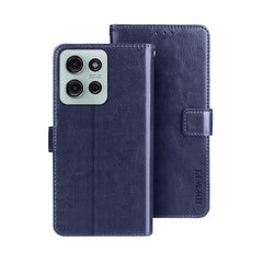 idewei Crazy Horse Texture Leather Phone Case, For Motorola Moto G15, For Motorola Moto G Power 2025, For Motorola Moto G75 5G