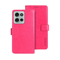 idewei Crazy Horse Texture Leather Phone Case, For Motorola Moto G15, For Motorola Moto G Power 2025, For Motorola Moto G75 5G