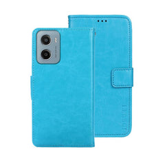 idewei Crazy Horse Texture Leather Phone Case, For Motorola Moto G15 Power, For Motorola Moto E15, For Motorola Moto G05