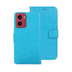 idewei Crazy Horse Texture Leather Phone Case, For Motorola Moto G15 Power, For Motorola Moto E15, For Motorola Moto G05
